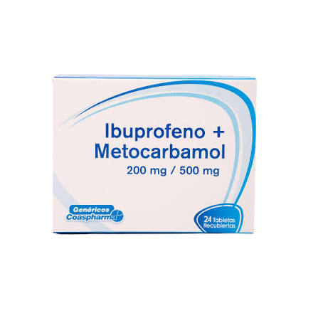 IBUPROFENO + METOCARBAMOL X 24 TABS COAS