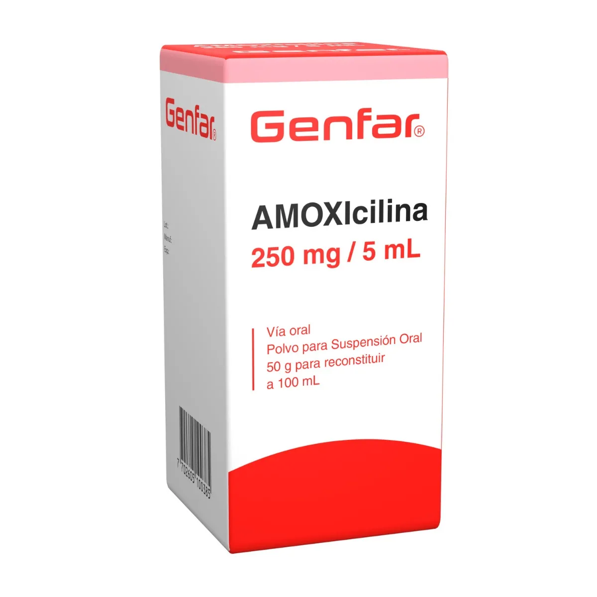 AMOXICILINA 250MG/5ML X 100ML GENFAR