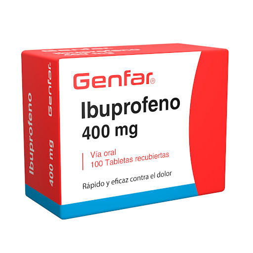 IBUPROFENO 400 MG X 100 TABS REC GENFAR