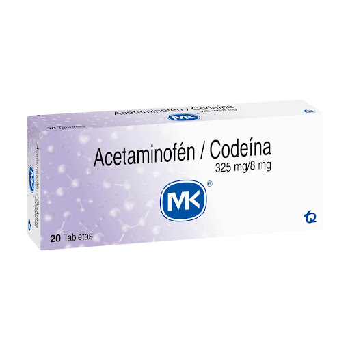 ACETAMIN 325+CODEINA 8MG MK