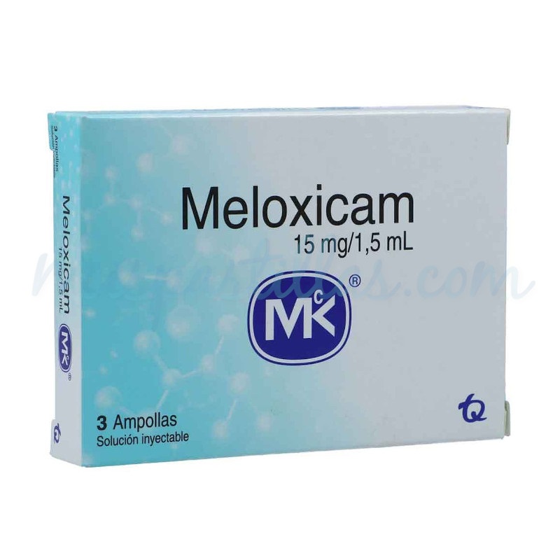 MELOXICAM 15MG X 3 AMP MK