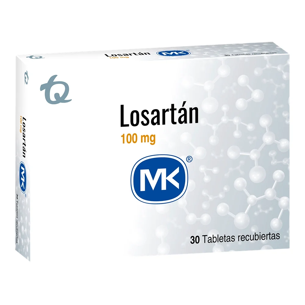 LOSARTAN 100 MG x 30 TABS MK