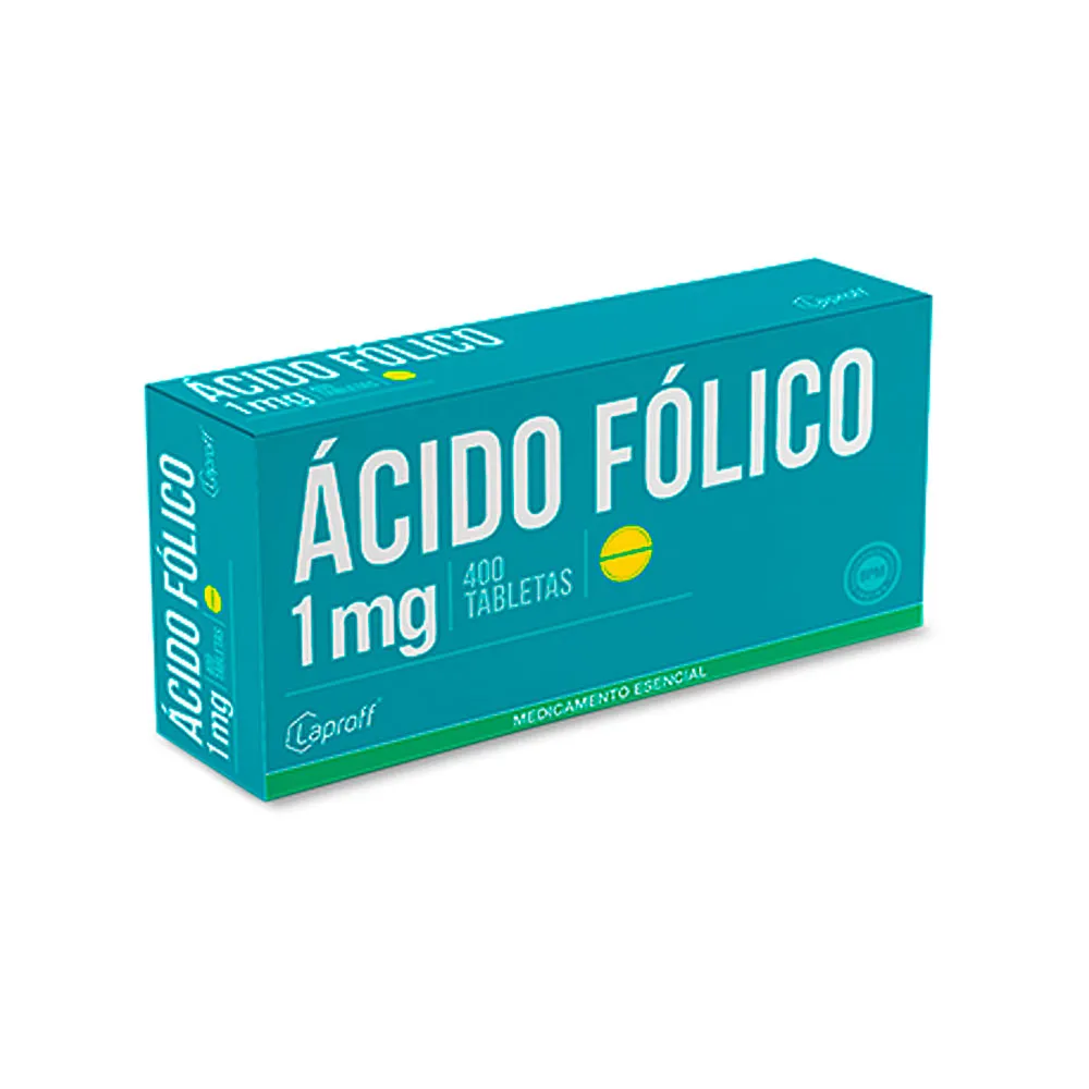 ACIDO FOLICO 1 MG X 400 TAB LAPROFF