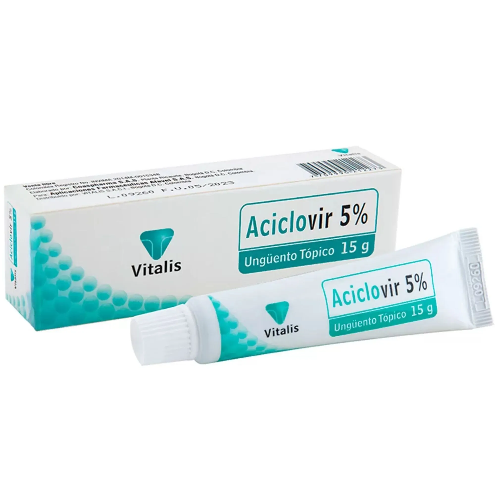 ACICLOVIR 5% UNGUENTO X 15G VITALIS