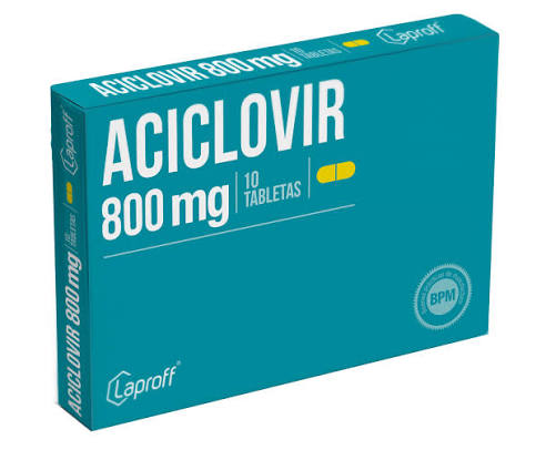 ACICLOVIR 800MG X 10 TABS LAPROFF