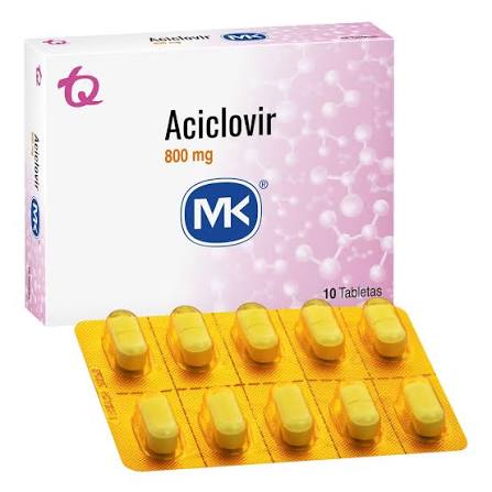 ACICLOVIR 800MG X 10 TABS MK