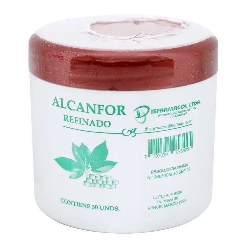 ALCANFOR X 60 UNIDADES DISFARMACOL