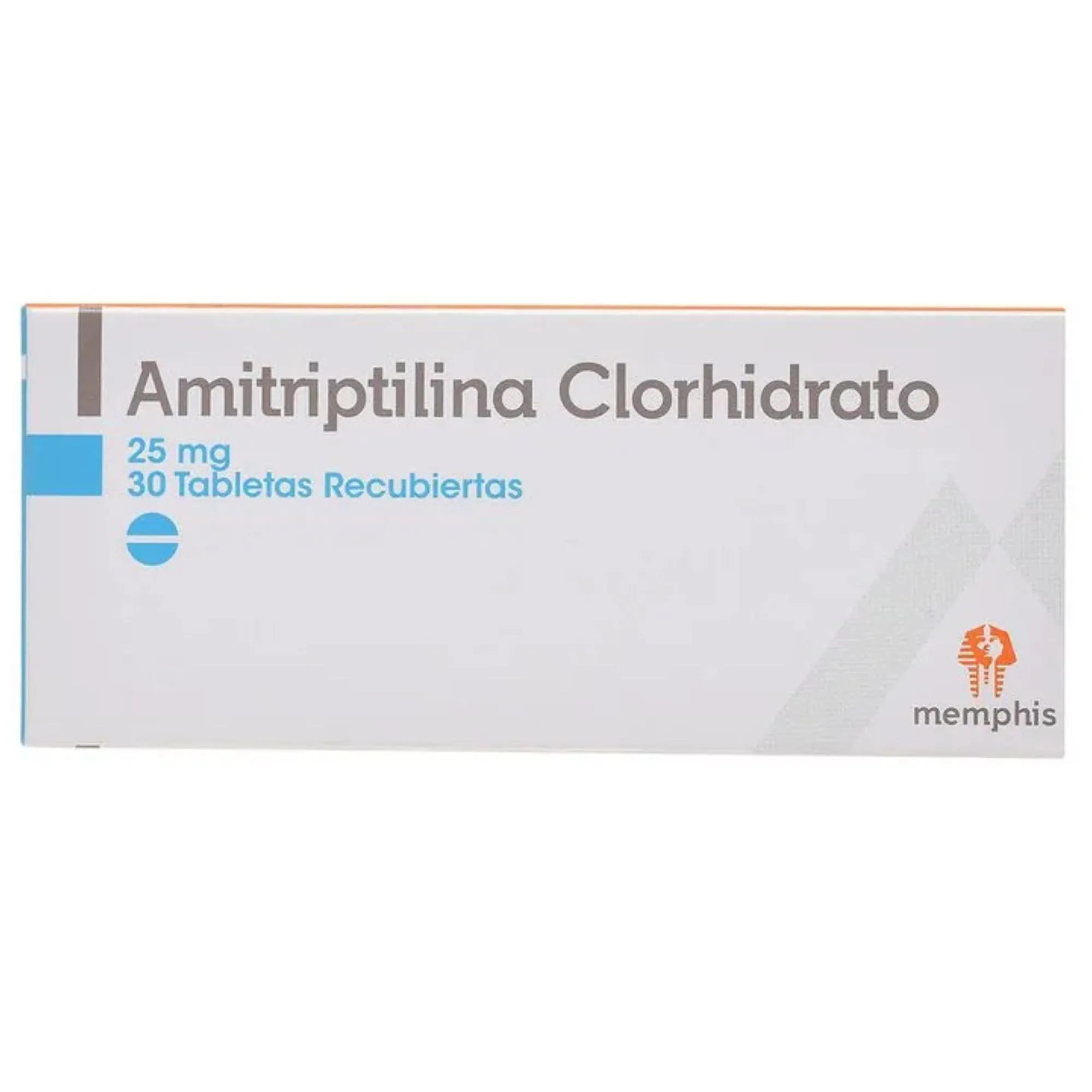 AMITRIPTILINA 25 MG X 30 TABLETAS MEMPHI