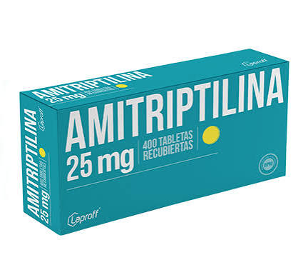 AMITRIPTILINA 25 MG X 400 TAB LAPROFF