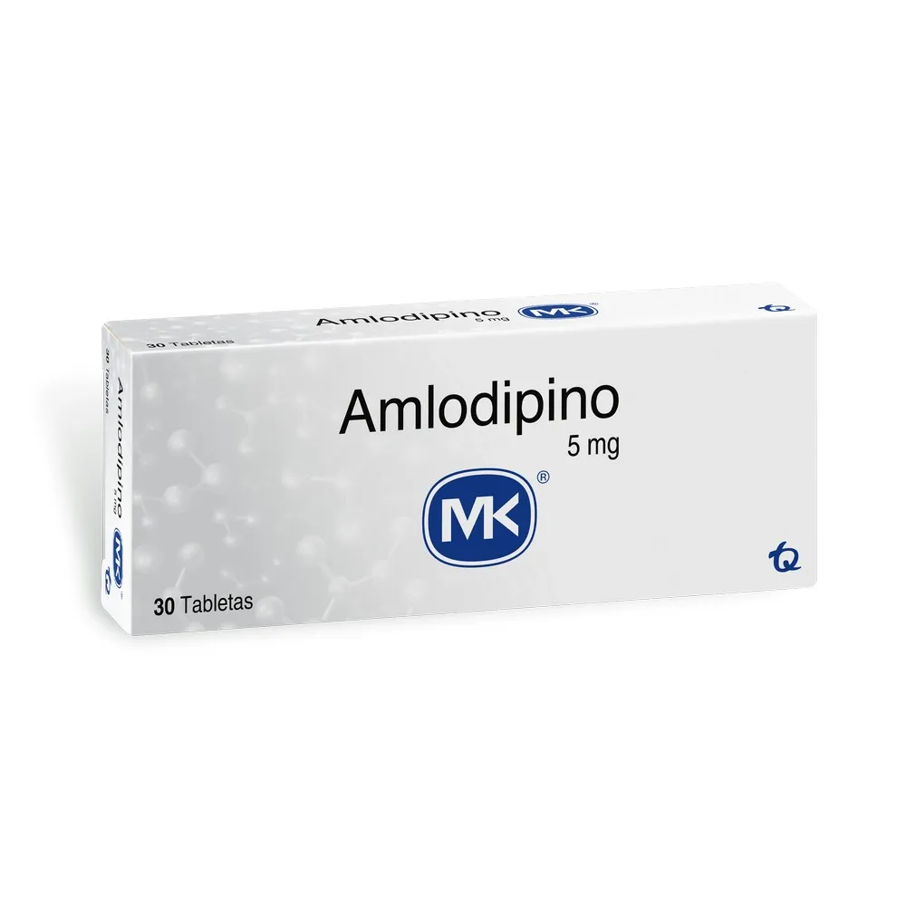 AMLODIPINO 5MG X 30 TABS MK