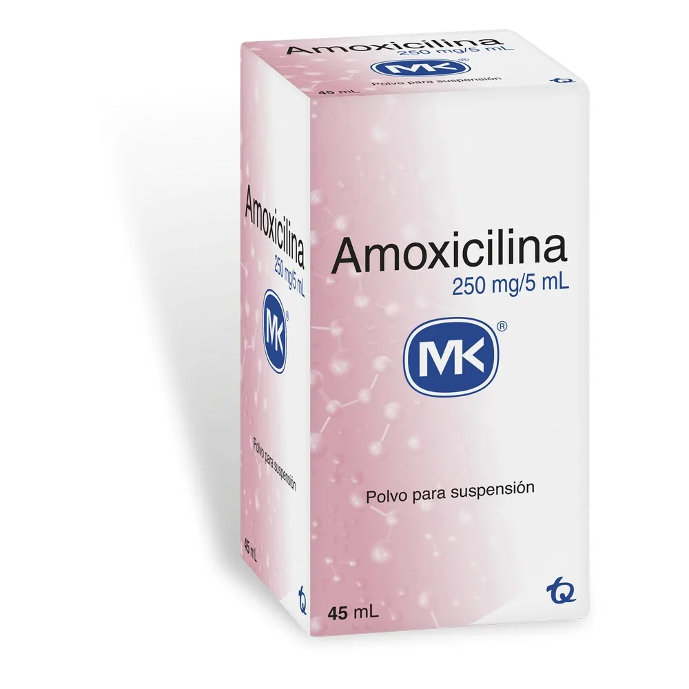 AMOXICILINA 250MG/5ML X 45 ML MK