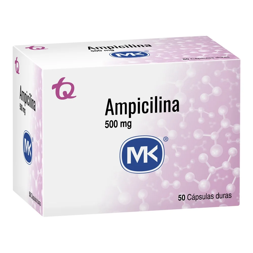 AMPICILINA 500 MG X 50 CAP - MK