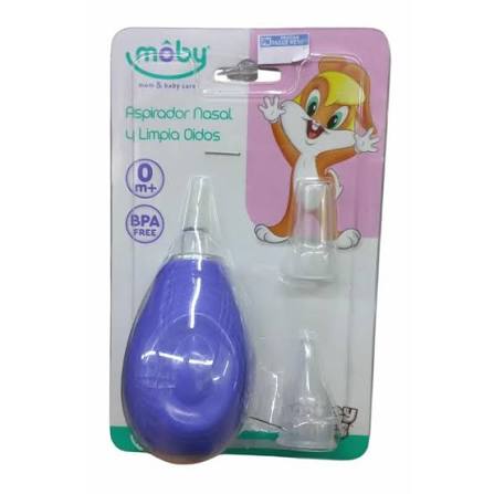 ASPIRADOR NASAL Y LIMPIA OIDOS - MOBY