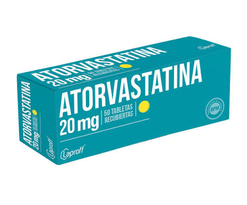 ATORVASTATINA 20MG X 50 TABS LAPROFF