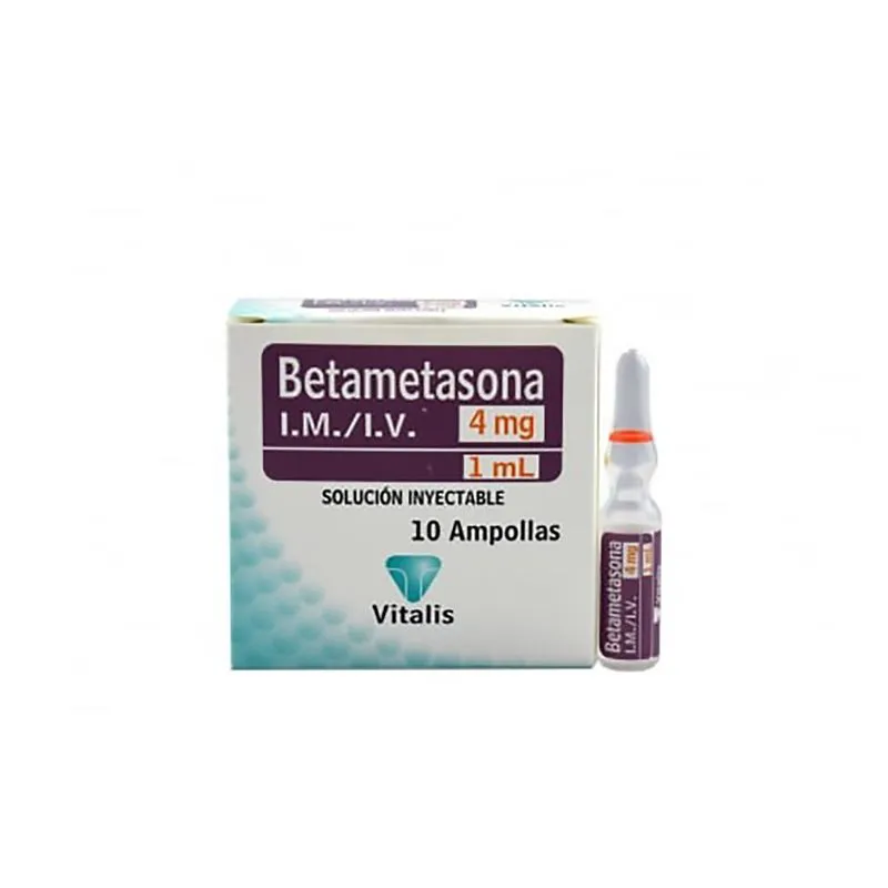 BETAMETASONA 4MG X 10 AMP.1ML VITALIS