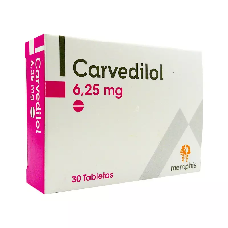 CARVEDILOL 6.25 X 30 TAB MEMPHIS