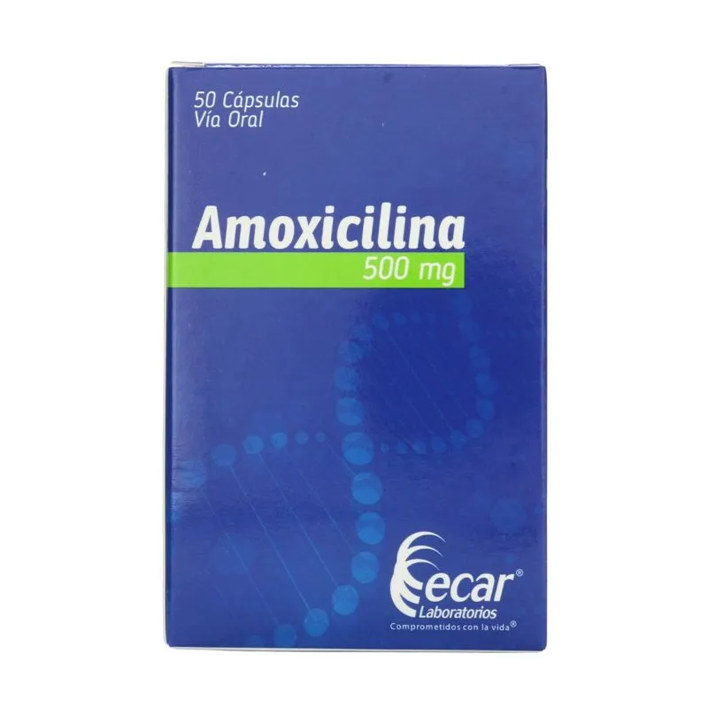 AMOXICILINA 500 X 50 CAPSULAS ECAR