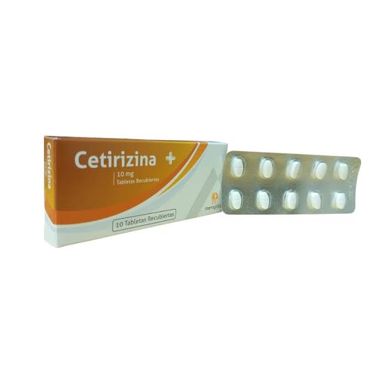 CETIRIZINA 10 MG CAJA X 10 TAB MEMPHIS