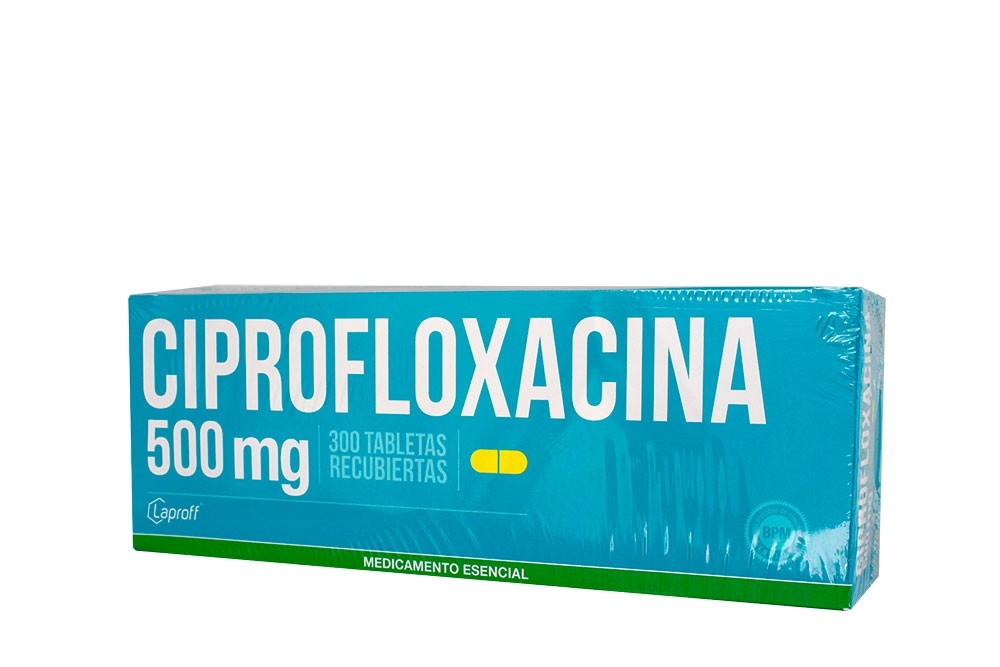 CIPROFLOXACINA 500 MG CAJA X 300 TAB LAP