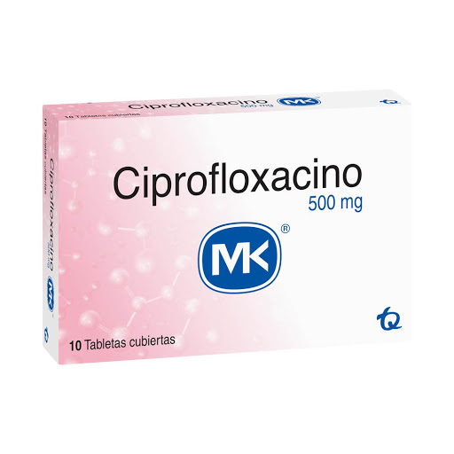 CIPROFLOXACINO 500 MG X 10 TABS MK