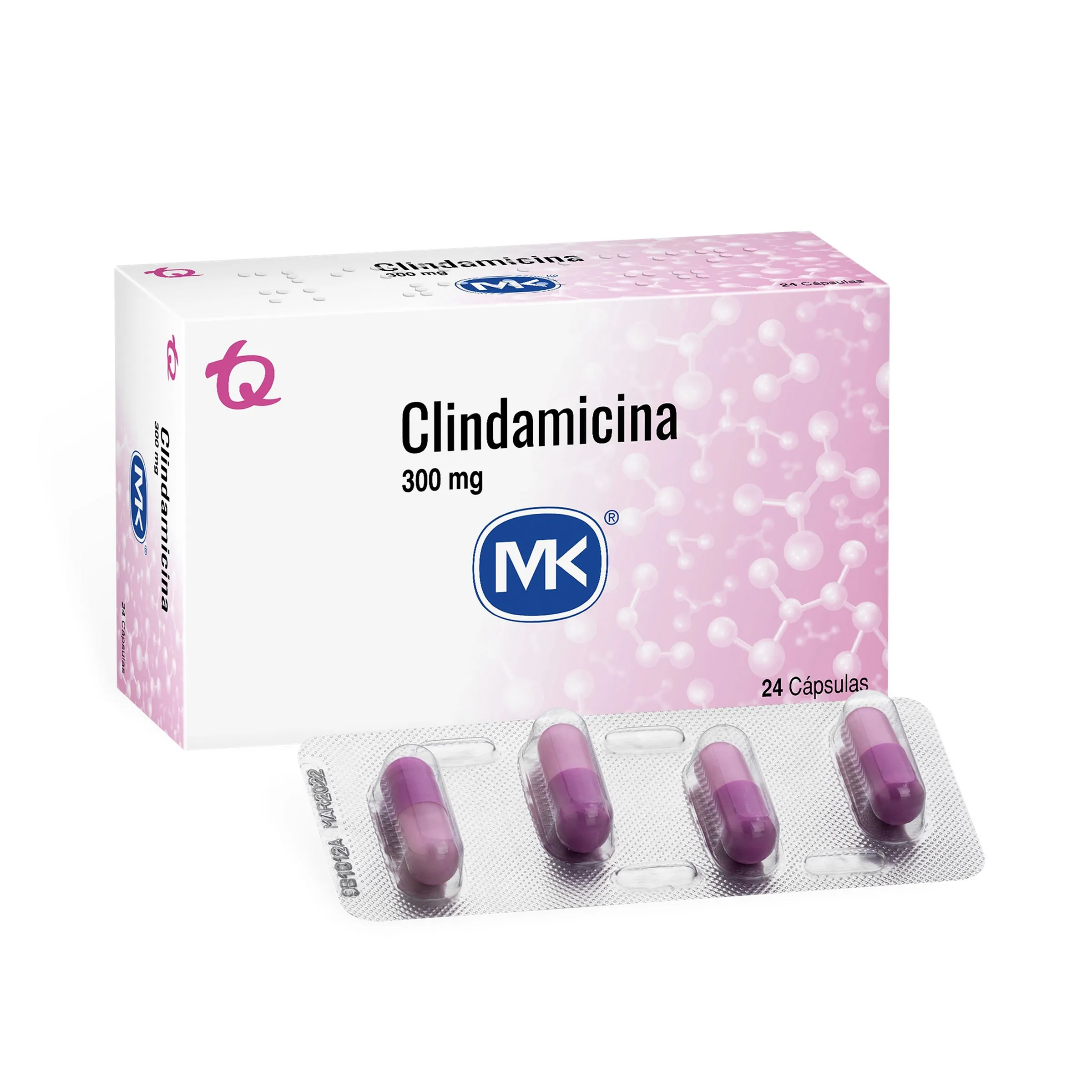 CLINDAMICINA 300MG X 24 CAPS MK