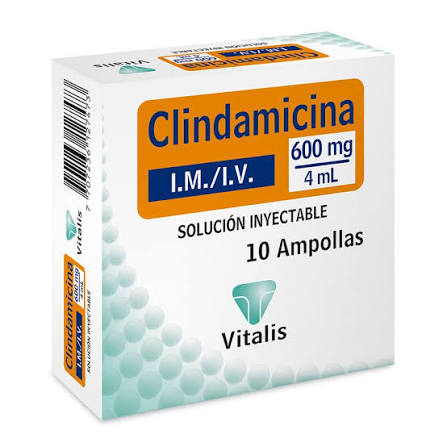 CLINDAMICINA 600MG/4ML X 10 AMP VITALIS