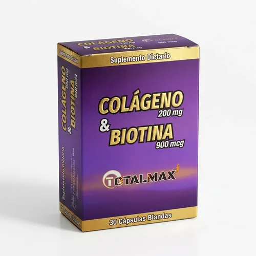 COLAGENO  + BIOTINA  X 30 CAP - TOTALMAX