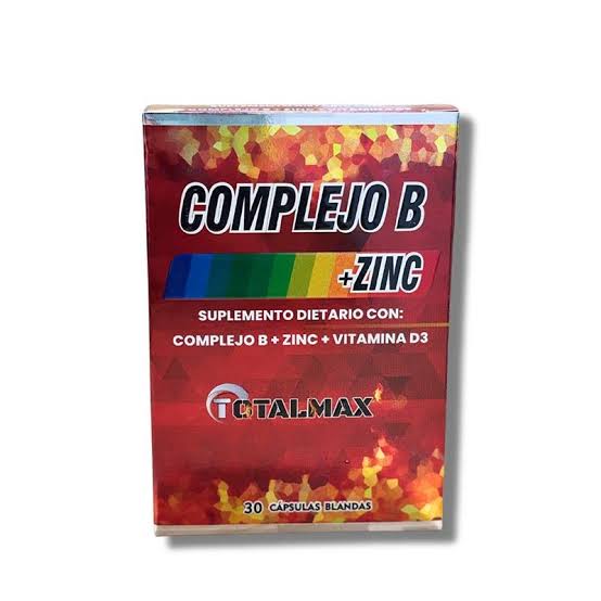 COMPLEJO B + ZINC X 30 CAP - TOTAL MAX