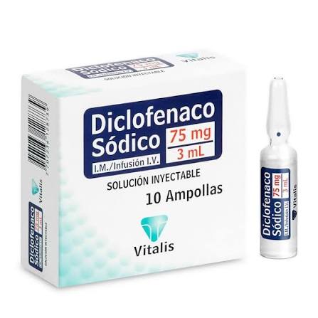 DICLOFENACO 75 MG CAJA X 10 AMP. VITALIS