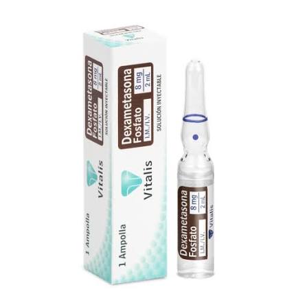DEXAMETASONA 8MG/2ML X 1 AMPOLLA VITALIS