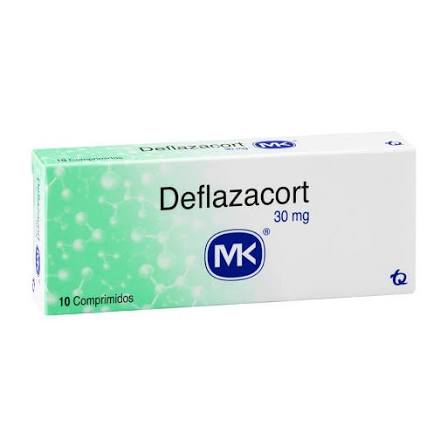 DEFLAZACORT 30MG X 10 COMP MK