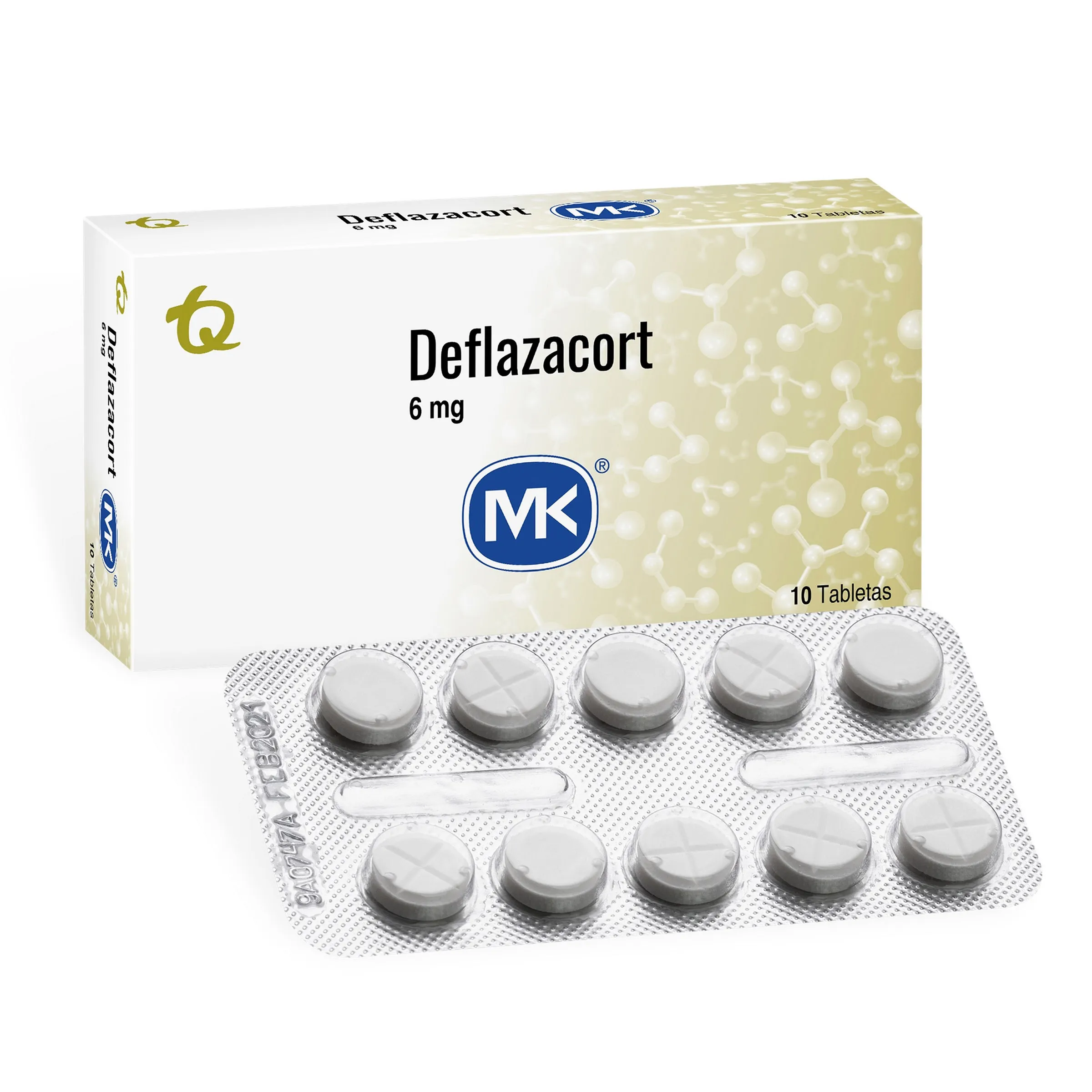 DEFLAZACORT 6MG X 10 TABS MK