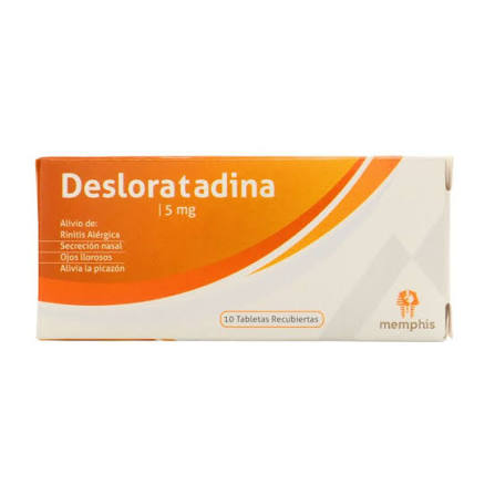 DESLORATADINA 5 MG X 10 TAB - MEMPHIS
