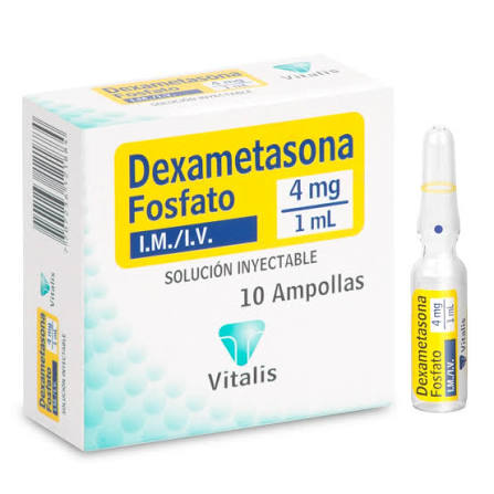 DEXAMETASONA 4 MG/1 ML X 10 AMP VITALIS