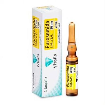 FUROSEMIDA 20MG/2ML X 1 AMP VITALIS
