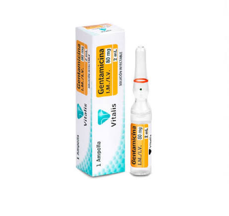 GENTAMICINA 80MG/2ML X 1 AMP VITALIS
