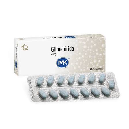 GLIMEPIRIDA 4 MG X15 MK