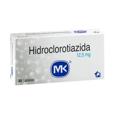 HIDROCLOROTIAZIDA 12.5 MG X 30 TABS MK