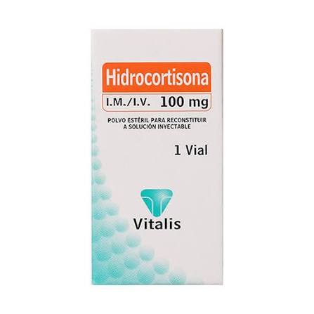 HIDROCORTISONA 100MG X 1AMP VITALIS