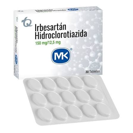 IRBESAR150MG/HIDROCLORO12.5MG X 30TAB MK