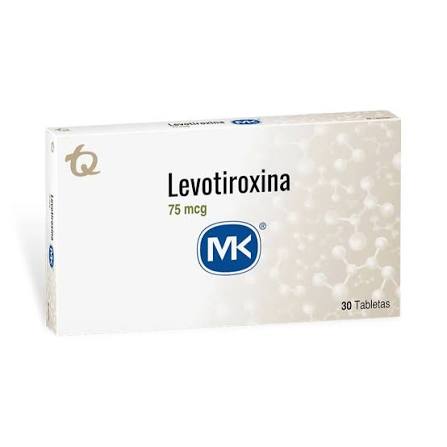LEVOTIROXINA 75 MCG X 30 TABS MK