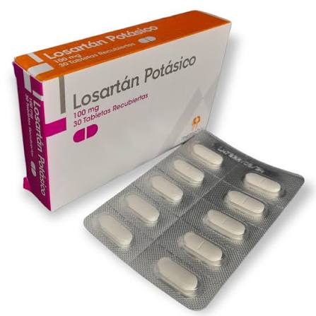 LOSARTAN 100 MG CAJA X 30 TAB MEMPHIS