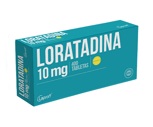 LORATADINA 10 MG  X 400 TABLETAS LAPROFF