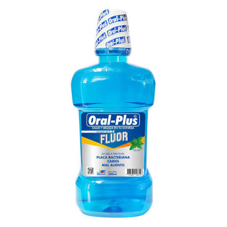 ENJUAGUE BUCAL FLUOR X 180 ML ORAL PLUS