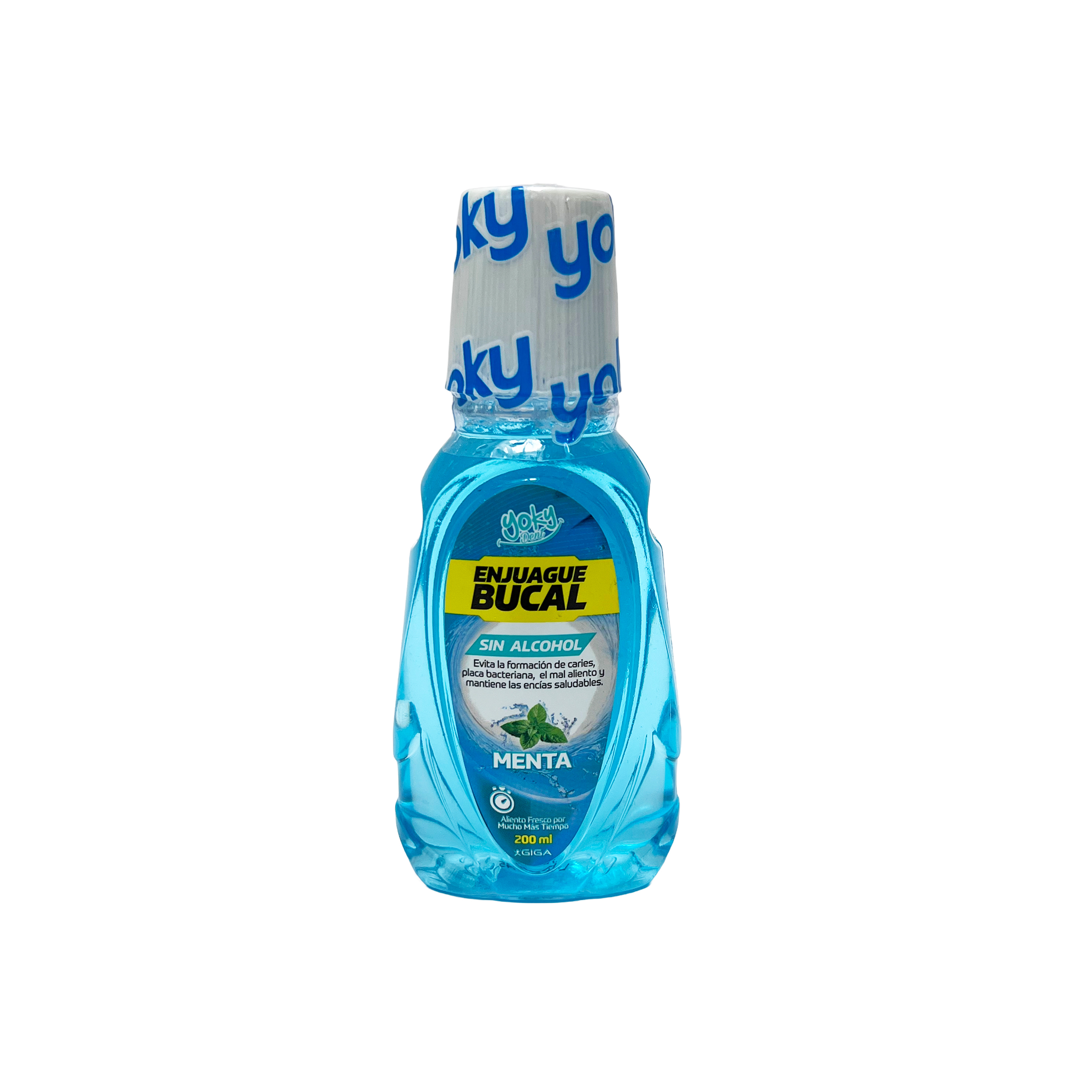 ENJUAGUE BUCAL FLUOR YOKY X 200ML MENTA