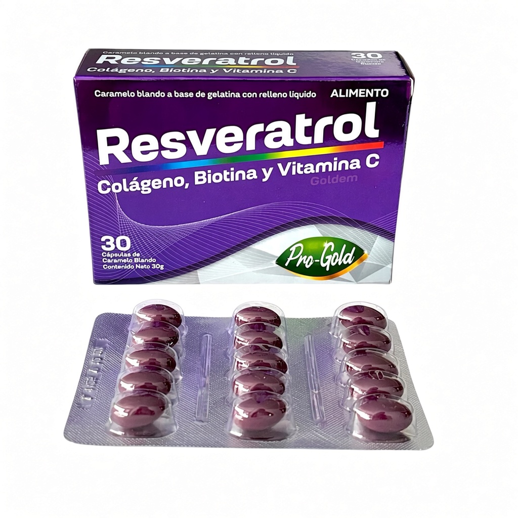RESVERATROL + COLAG+BIO+VITC X30 PROGOLD