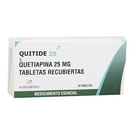 QUITIDE 25 (QUETIAPINA 25 MG) X 30 TABS