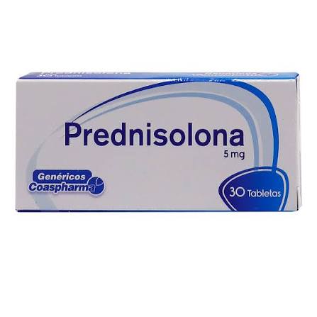 PREDNISOLONA 5 MG X 30 TABLETAS COASPHA