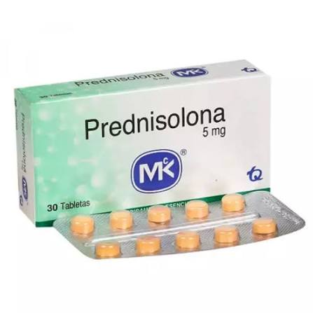 PREDNISOLONA 5MG X 30 TABS MK