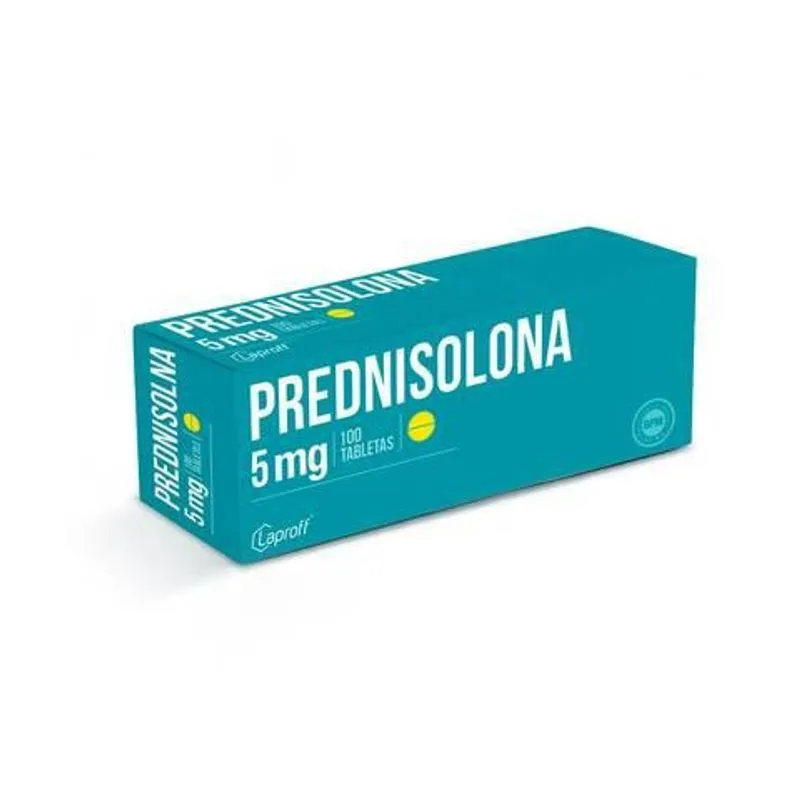 PREDNISOLONA TABLETAS 5MG CAJA X 100 LAP